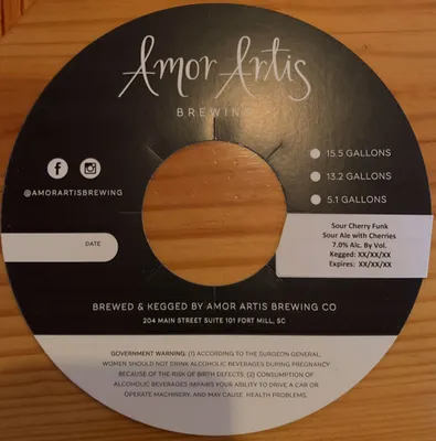 Sour Cherry Funk label