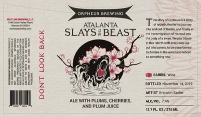 Atalanta Slays the Beast label