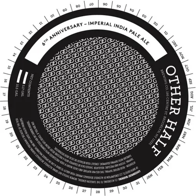 6th Anniversary label