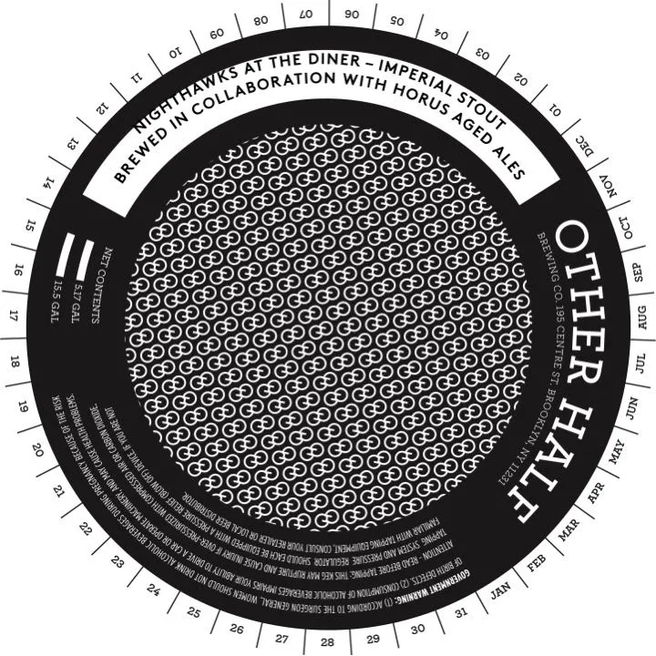 Nighthawks at the Diner — full label as filed with TTB