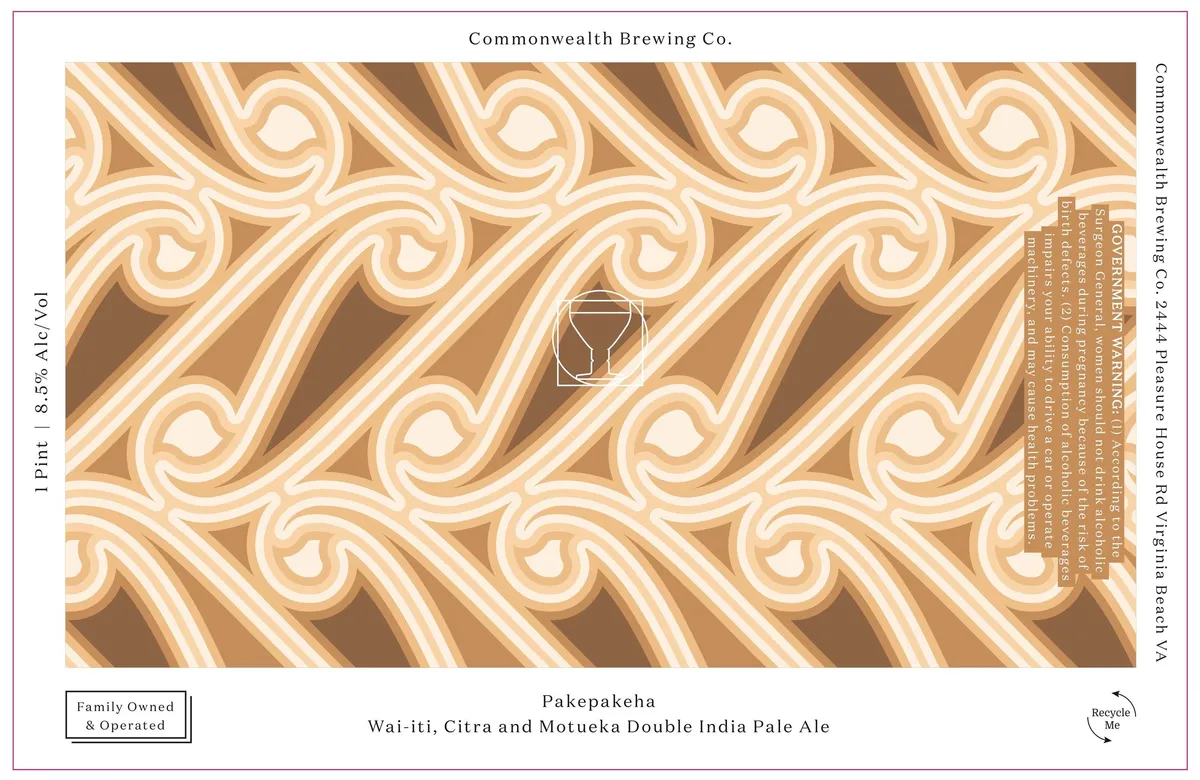 Pakepakeha — full label as filed with TTB