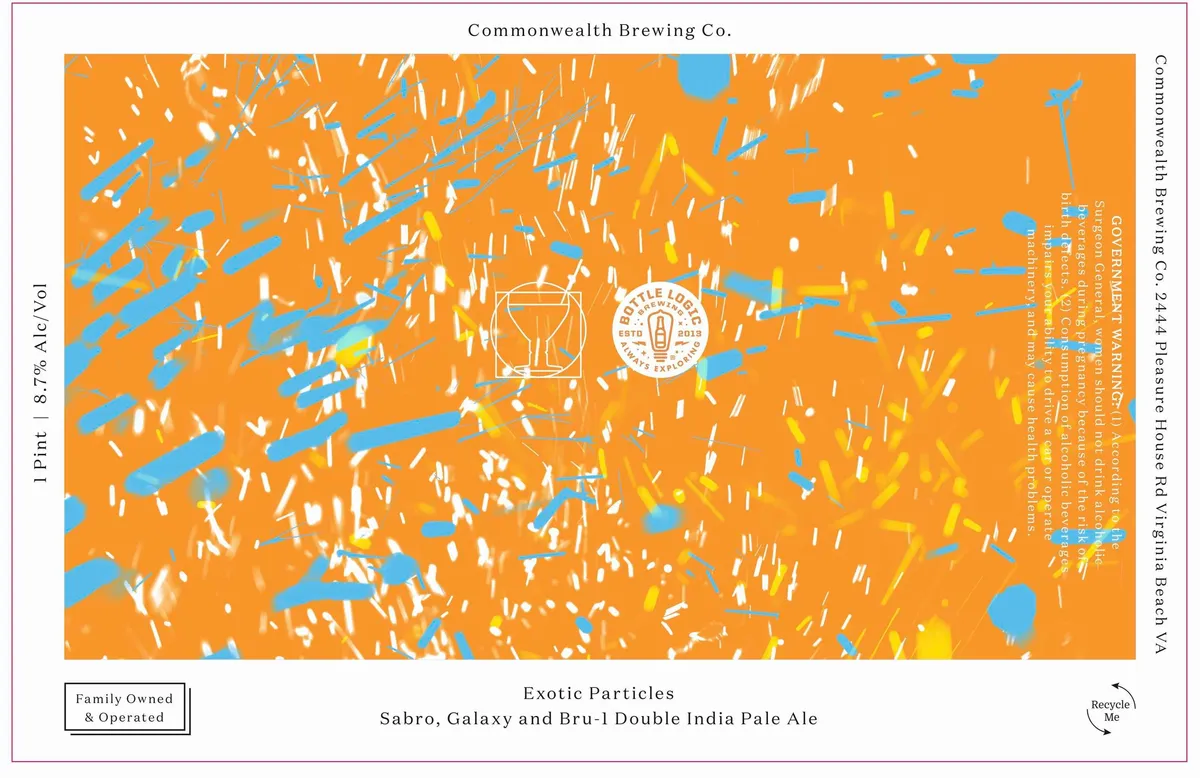 Exotic Particles — full label as filed with TTB