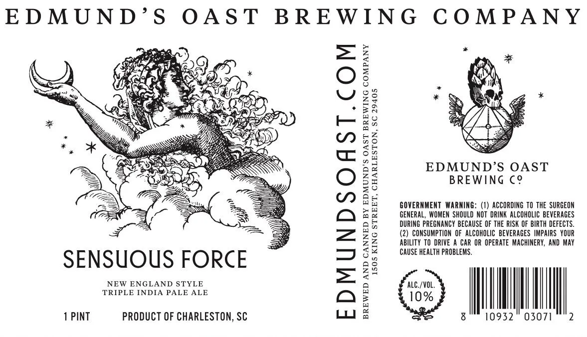 Sensuous Force — full label as filed with TTB