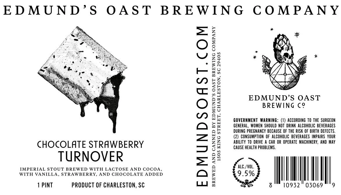Chocolate Strawberry Turnover — full label as filed with TTB