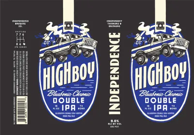 Bluebonic Chronic label