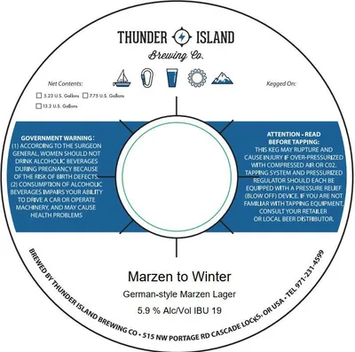 Marzen to Winter label