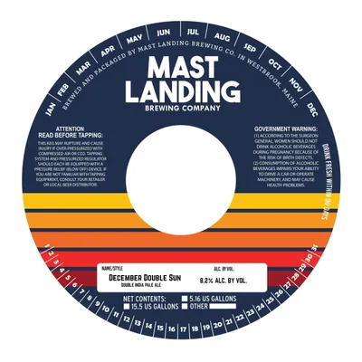 December Double Sun label