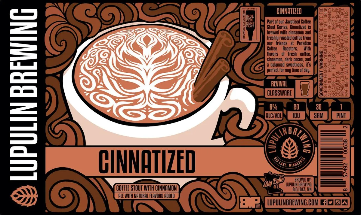 Cinnatized label art — CINNATIZED