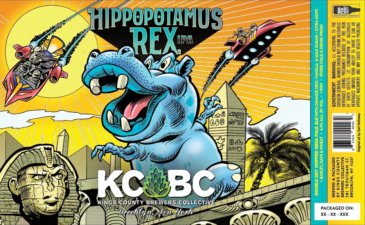 Hippopotamus Rex — full label as filed with TTB