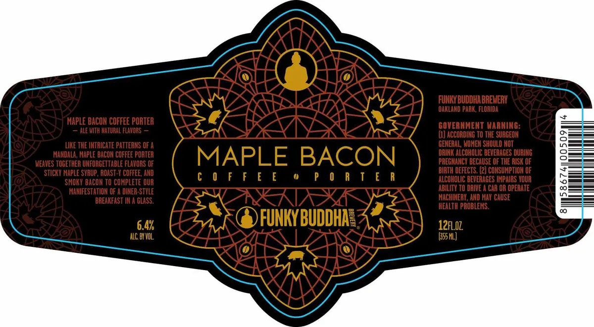Maple Bacon Coffee Porter — full label as filed with TTB