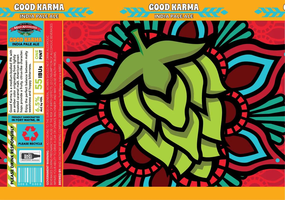 Good Karma label art — GOOD KARMA