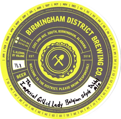 The Imperial Gilded Lady label