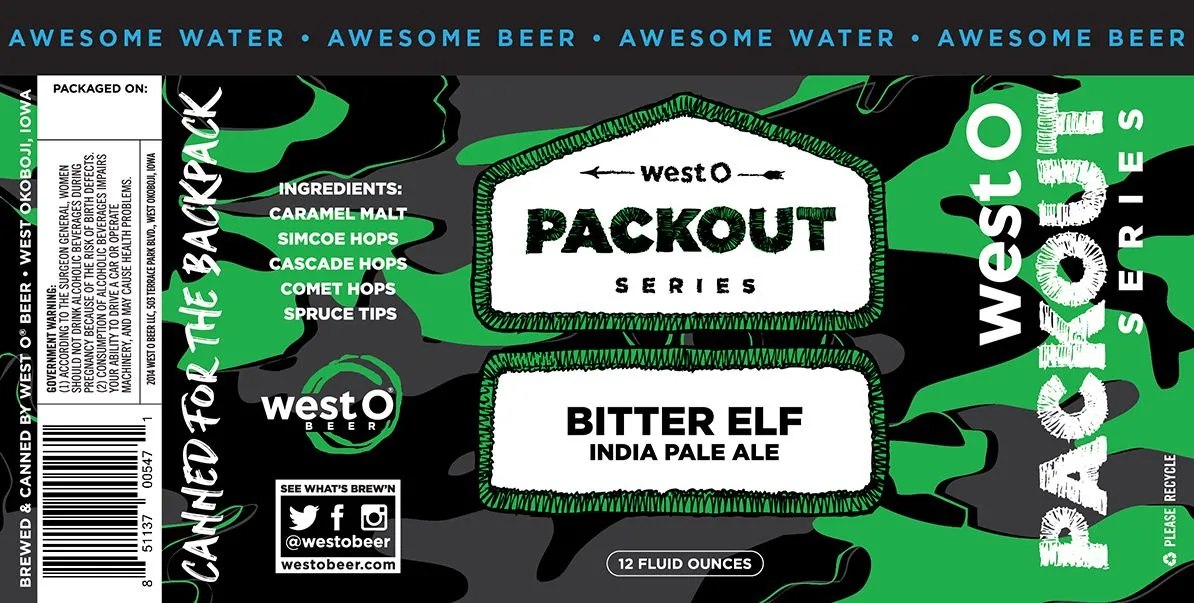 Bitter Elf label