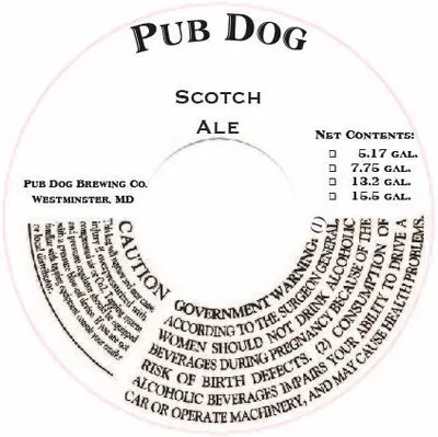 Scotch Ale label