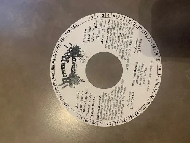 Imperial Stout — full label as filed with TTB
