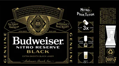 Budweiser Nitro Reserve Black label