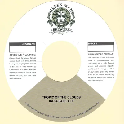 Tropic of the Clouds label