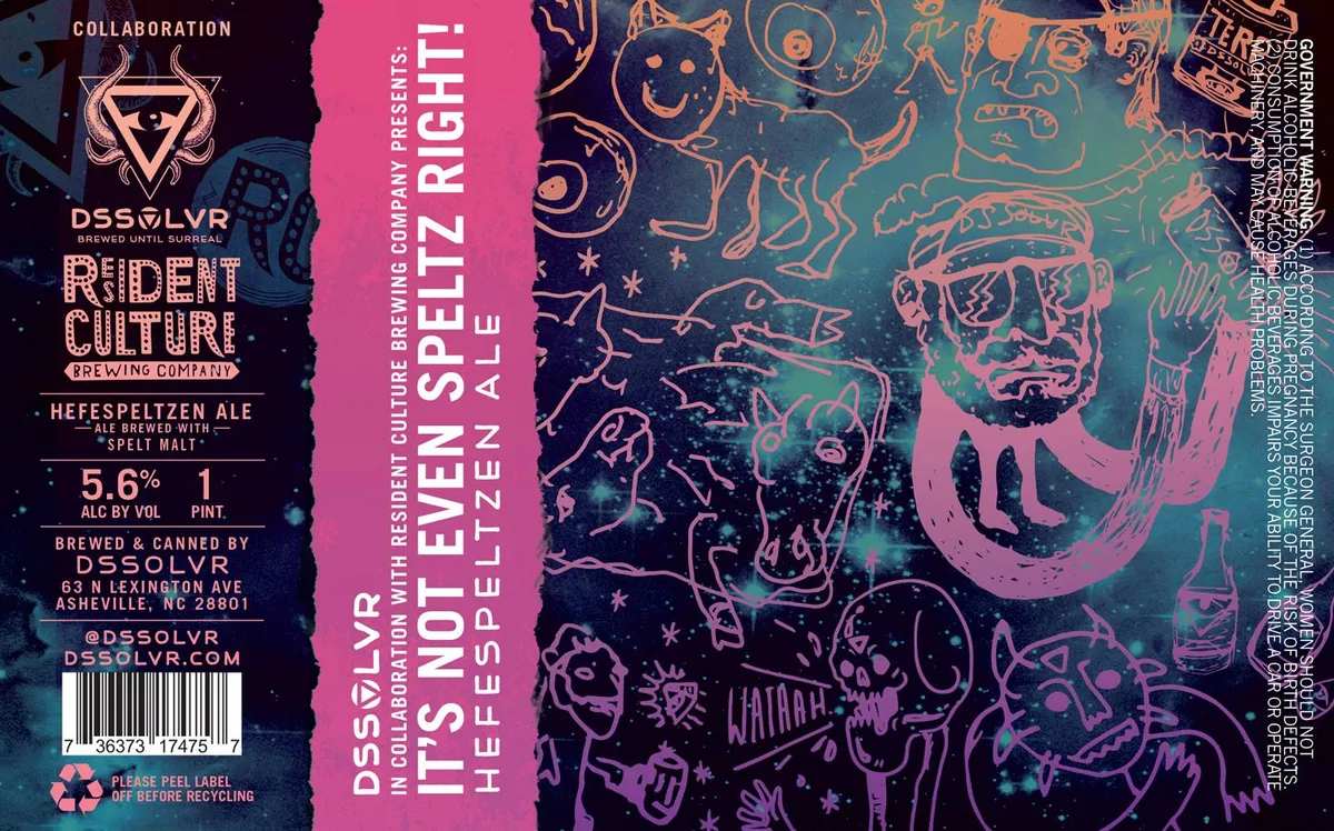 It's Not Even Speltz Right! label art — DSSOLVR