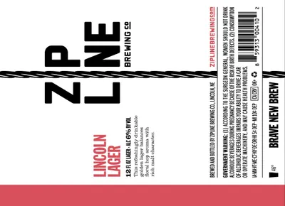 Lincoln Lager label