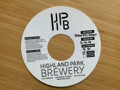 Robo Pils Pilsner label