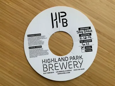 Stay Stout label