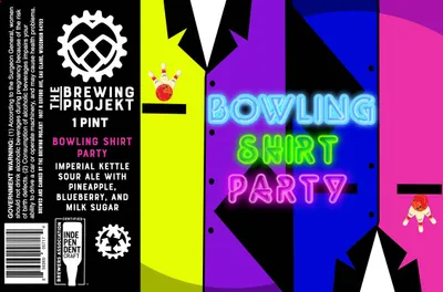 Bowling Shirt Party label