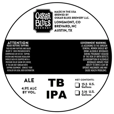 TB IPA label