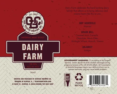 Dairy Farm label