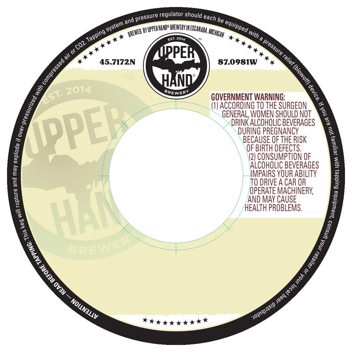 Sun Light label art — UPPER HAND