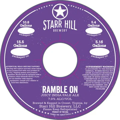 Ramble On label