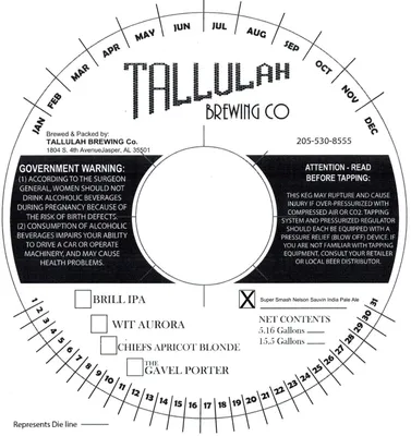 Super Smash Nelson Sauvin India Pale Ale label