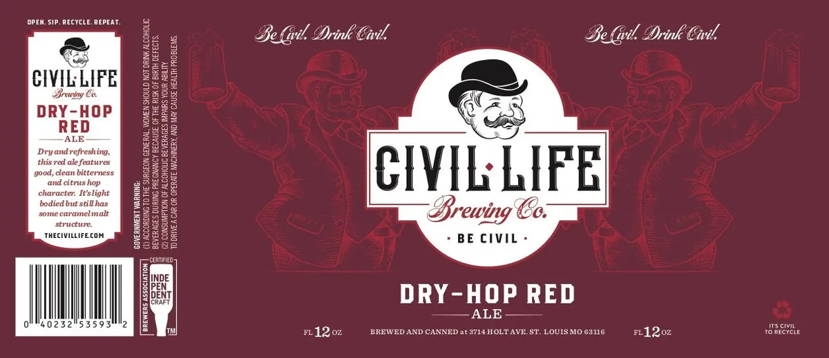 Dry-Hop Red Ale — full label as filed with TTB