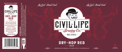 Dry-Hop Red Ale label