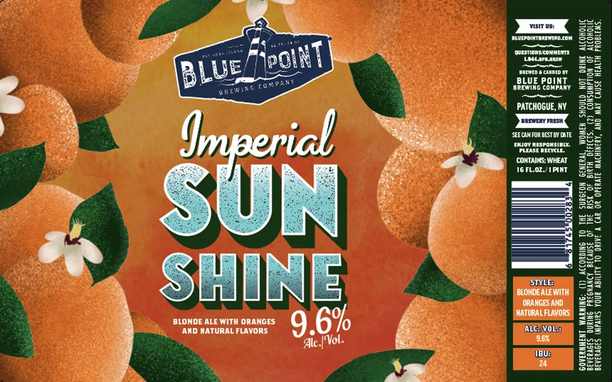 Imperial Sunshine — full label as filed with TTB