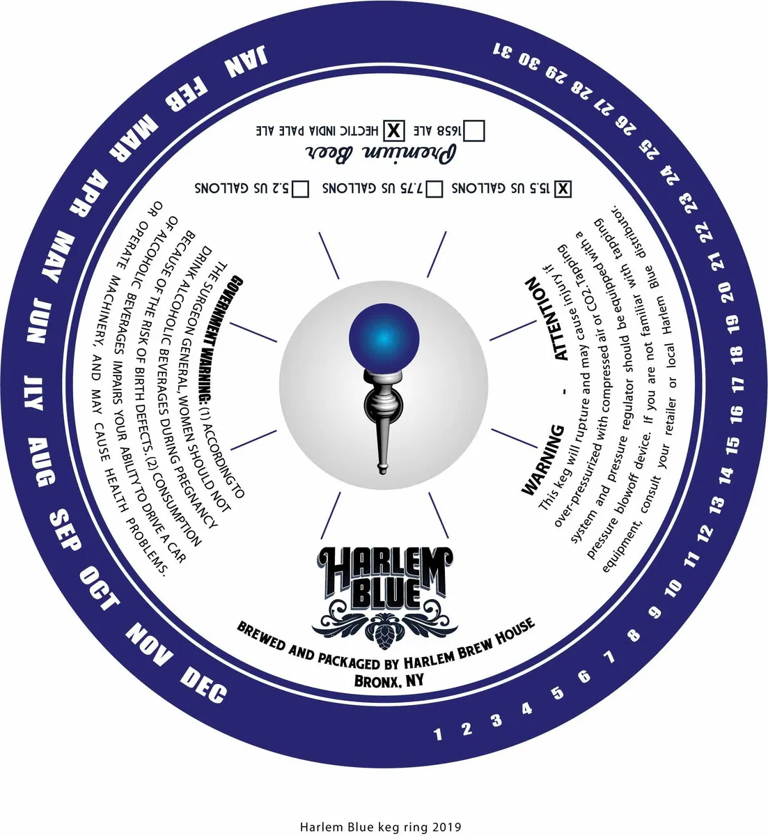 Hectic India Pale Ale — full label as filed with TTB