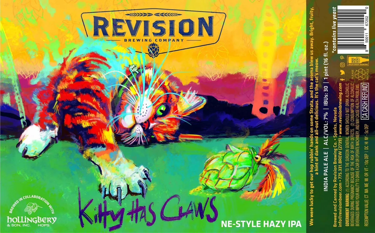 Kitty Has Claws — full label as filed with TTB