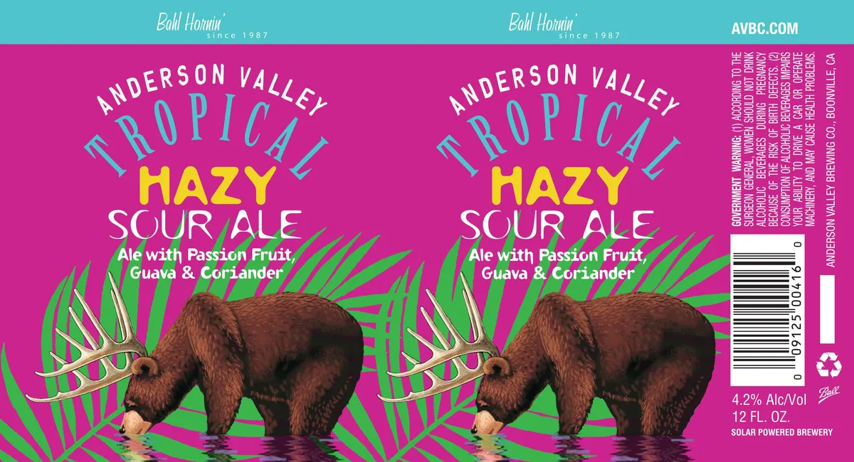 Tropical Hazy Sour — full label as filed with TTB