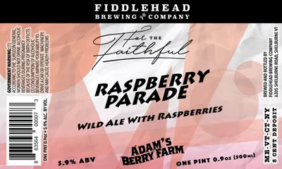 Raspberry Parade label
