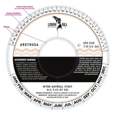 Arethusa label