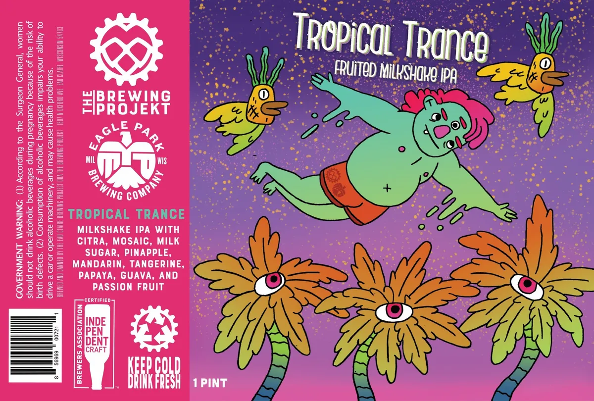 Tropical Trance — full label as filed with TTB