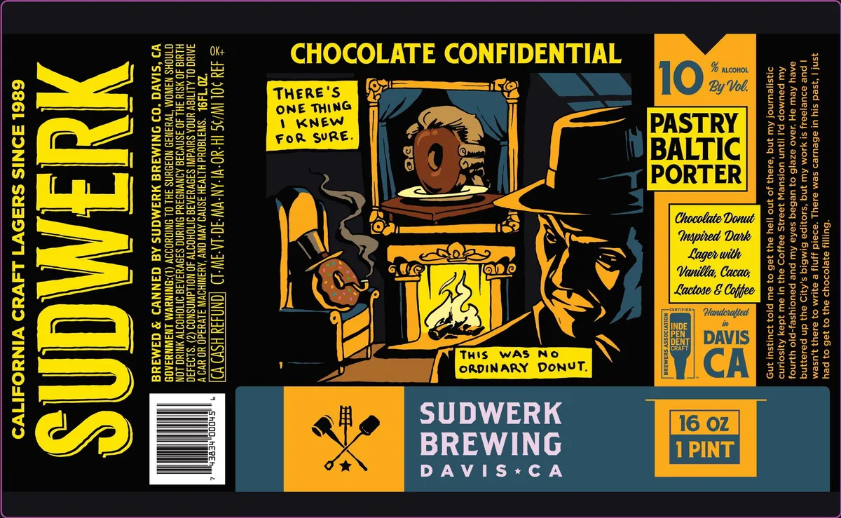 Chocolate Confidential — full label as filed with TTB