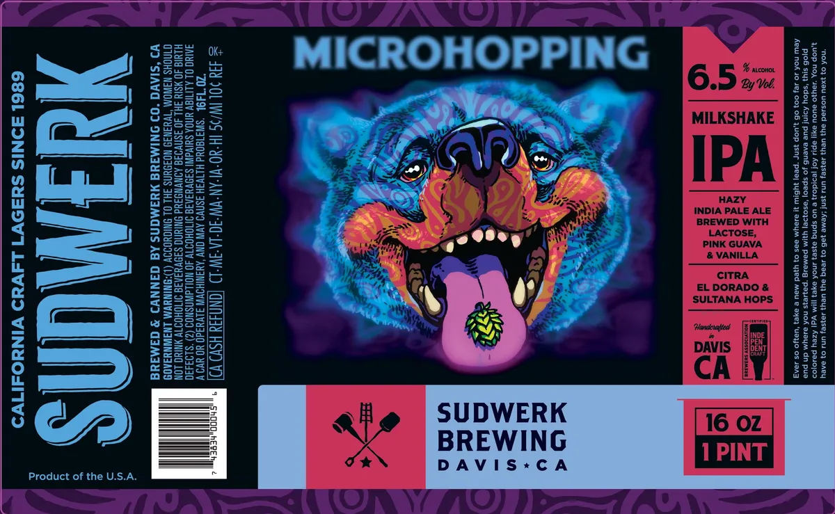 Microhopping — full label as filed with TTB