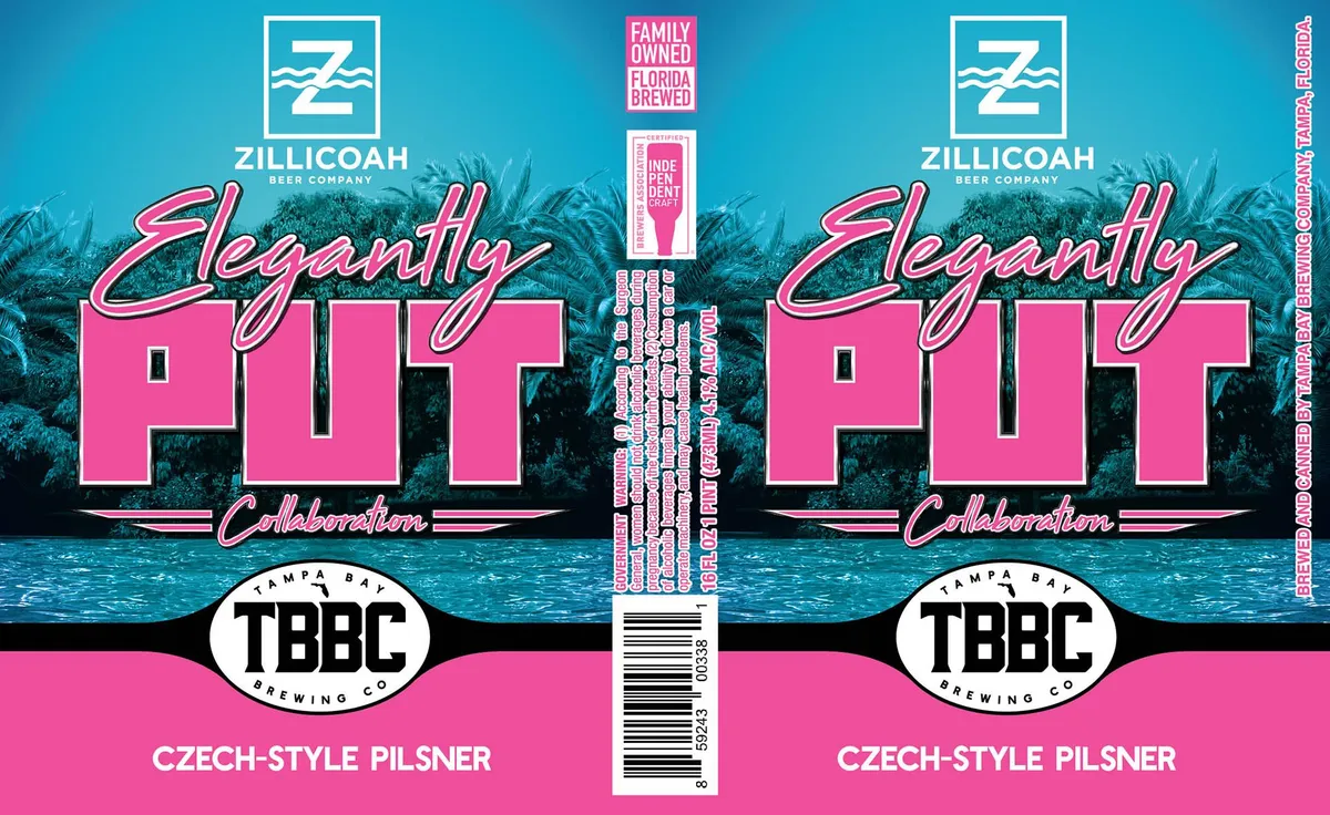 Elegantly Put — full label as filed with TTB
