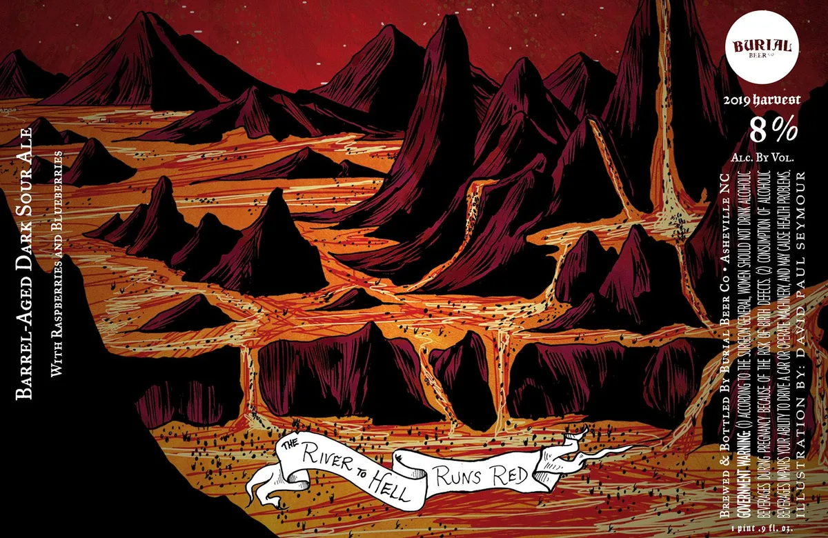 River to Hell Runs Red — full label as filed with TTB