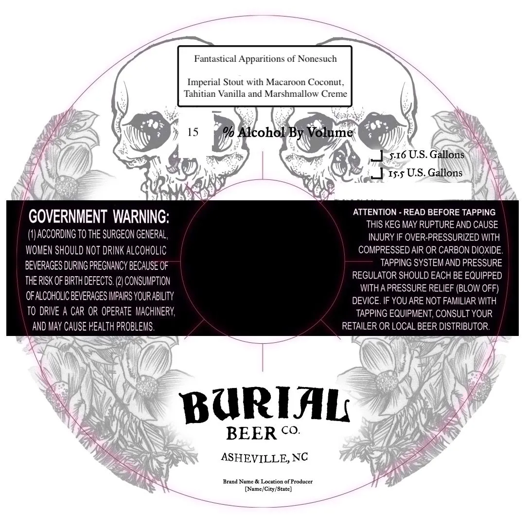 Fantastical Apparitions of Nonesuch label art — BURIAL BEER CO.