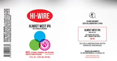 Almost West IPA label