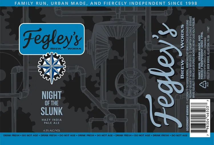 Night of the Slunk — full label as filed with TTB
