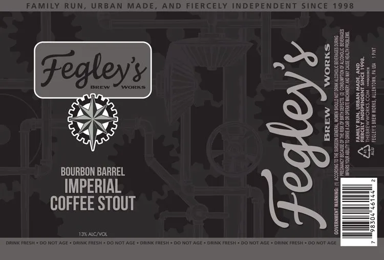 Bourbon Barrel Imperial Coffee Stout — full label as filed with TTB