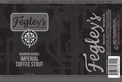 Bourbon Barrel Imperial Coffee Stout label