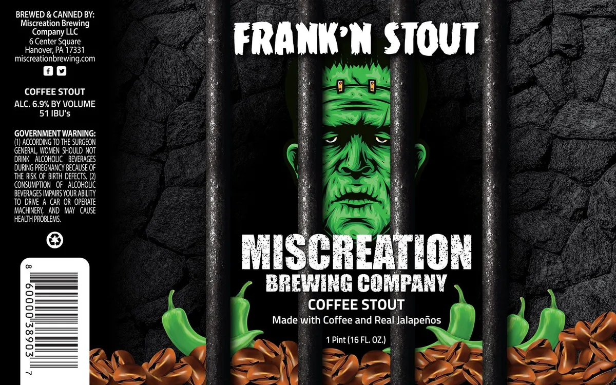 Frank'n Stout label art — FRANK'N STOUT